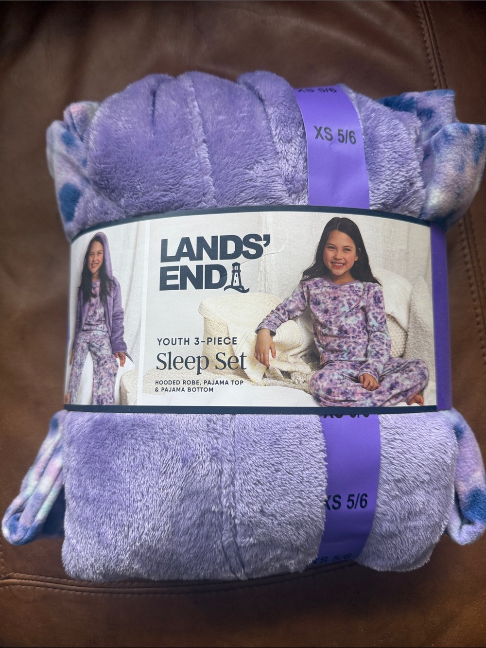 Lands' End Girls  3-Piece Sleep Set